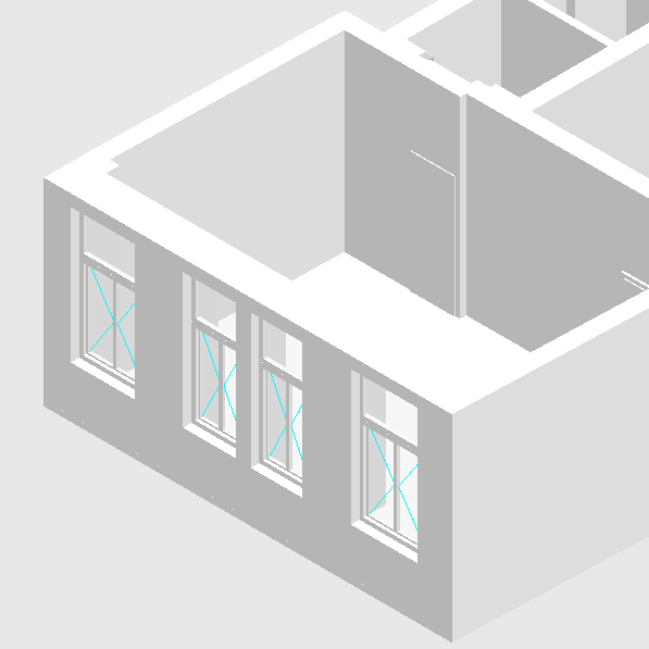 Immobilie 3D-Modell zur Vermietung Verkauf 3D-Modell Gebäude